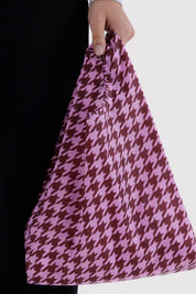 Baby Pink Houndstooth Baggu