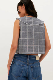 Navy Waiting For Me Top