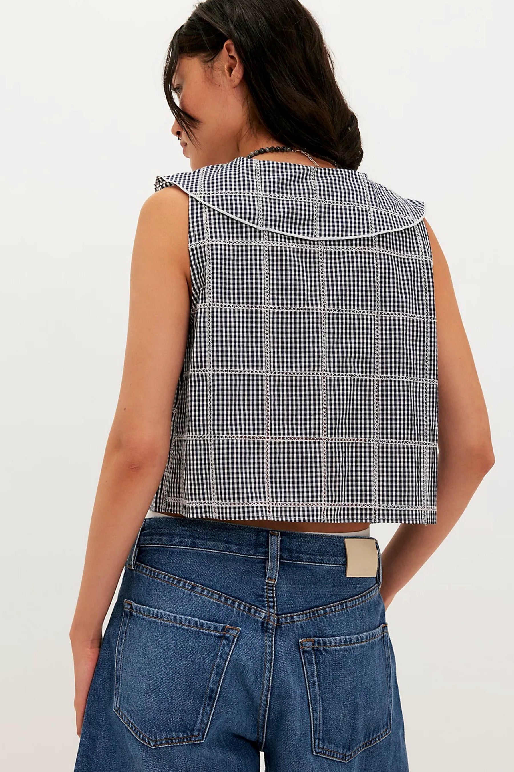 Navy Waiting For Me Top