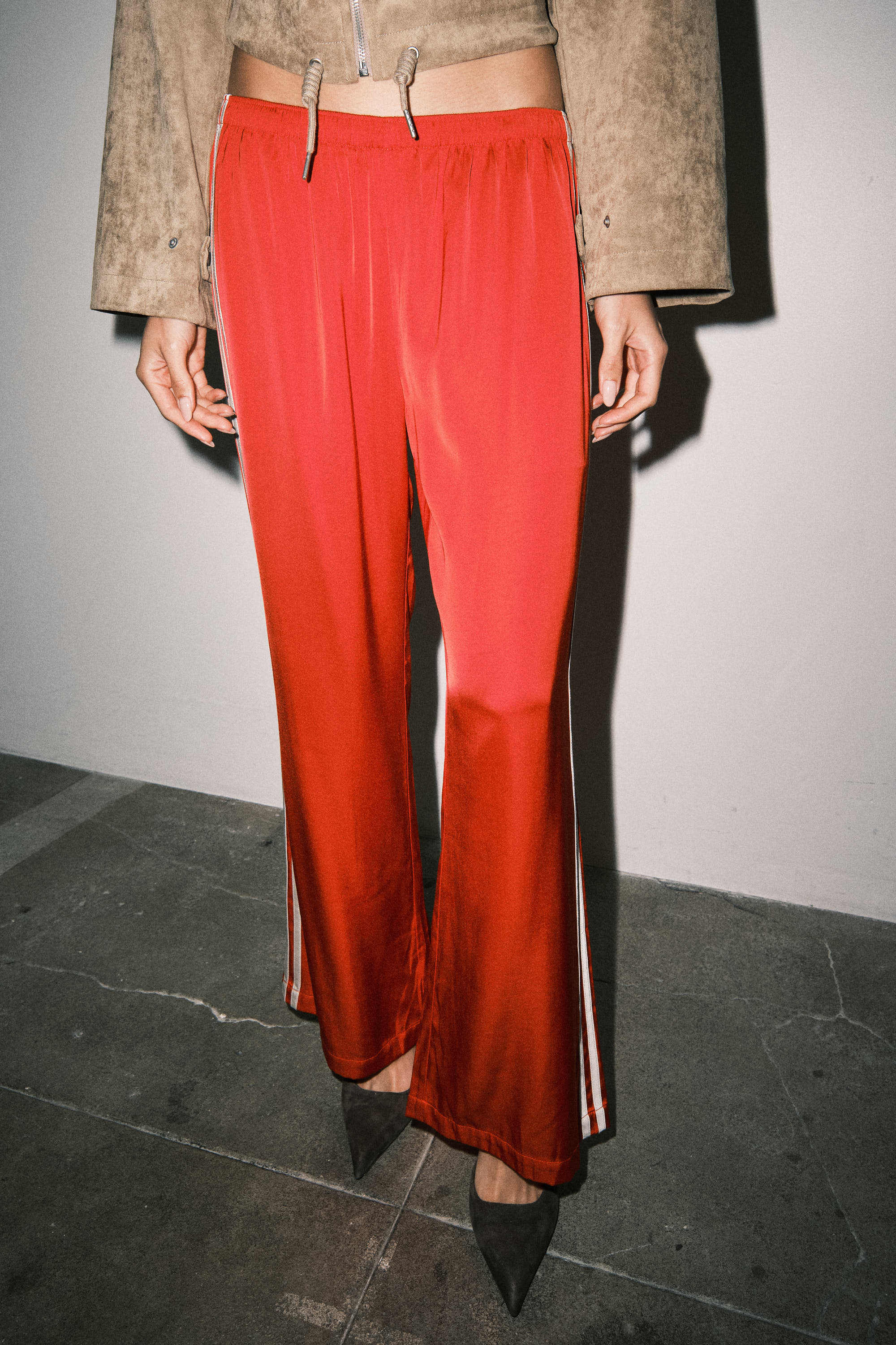 Red Frankie Stripe Pant