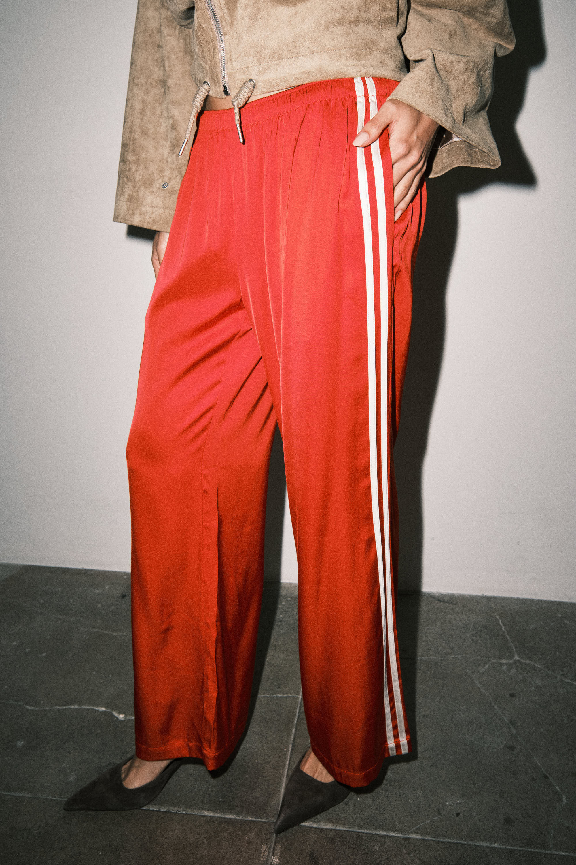 Red Frankie Stripe Pant