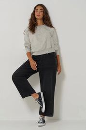 Memory Worn Loose Crop