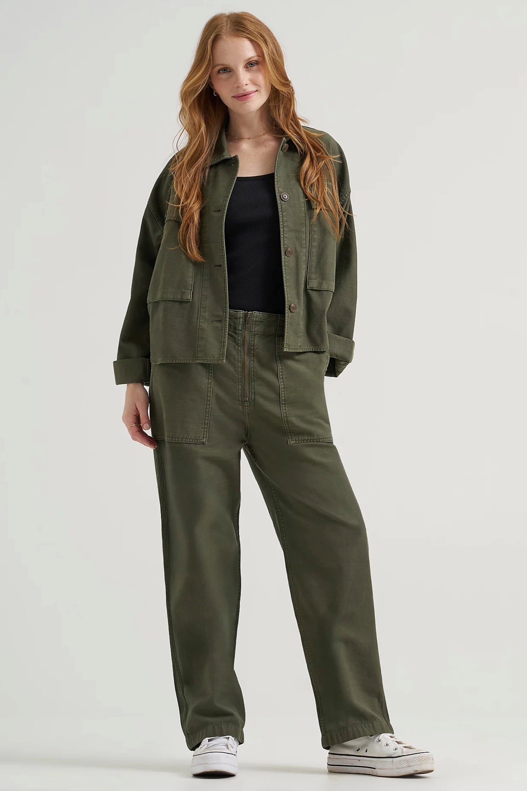 Oak Moss Loose Utility Pant