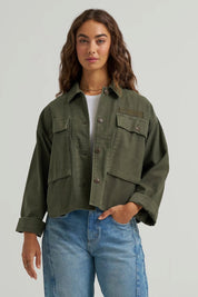 Oak Moss Utility Overshirt