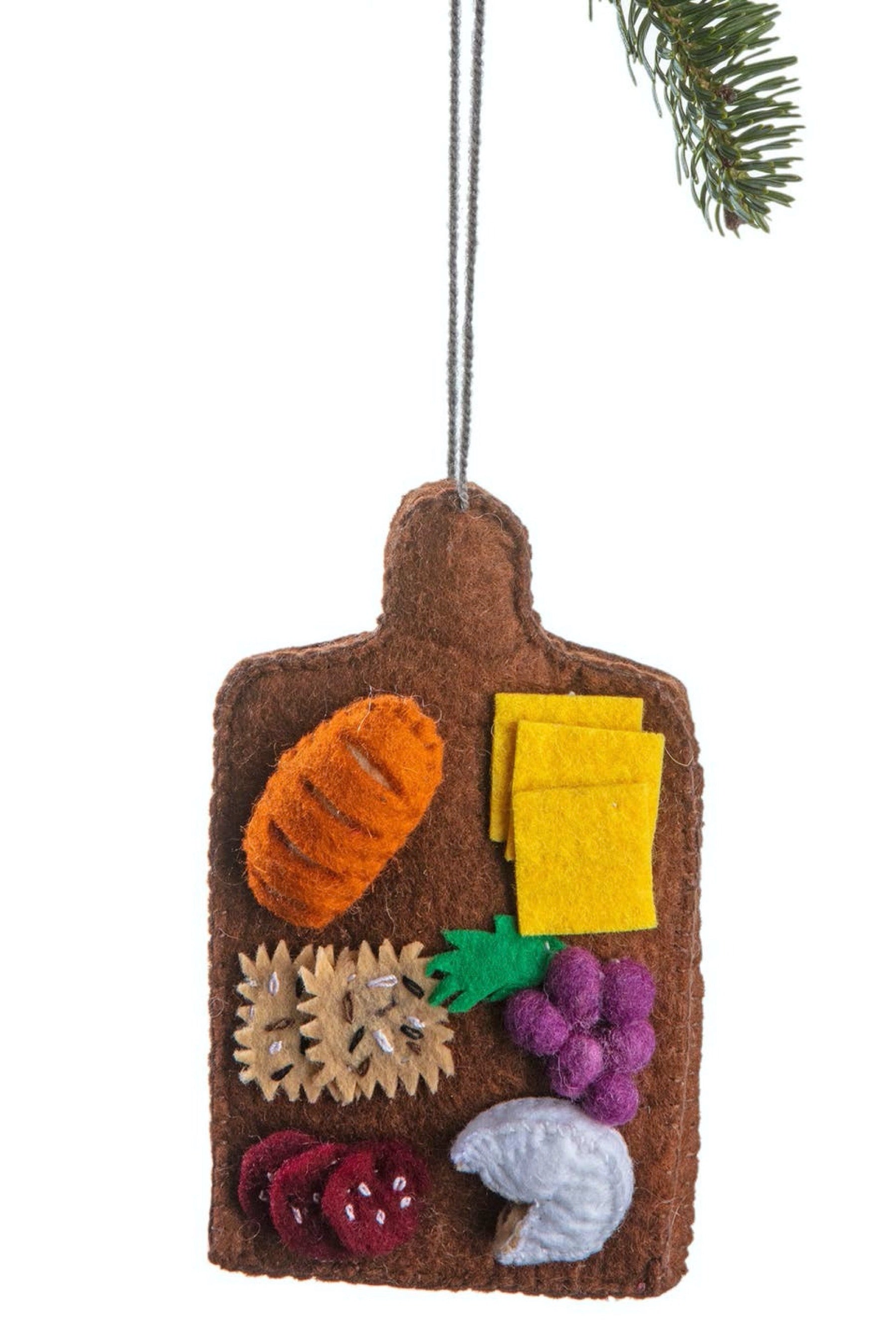 Charcuterie Felt Ornament