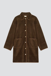 Espresso Polar Fleece Coat