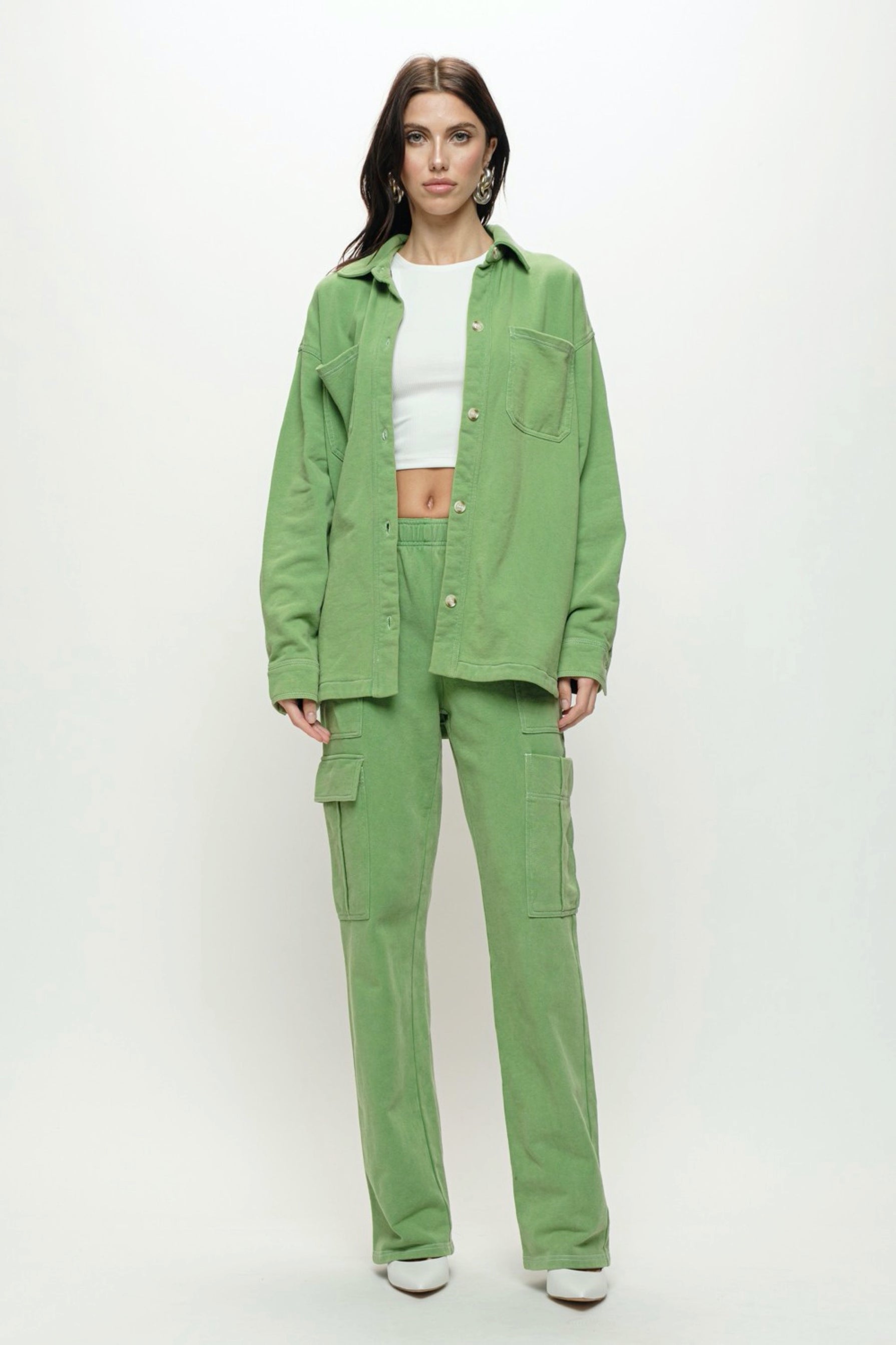 Green Terry Utility Set