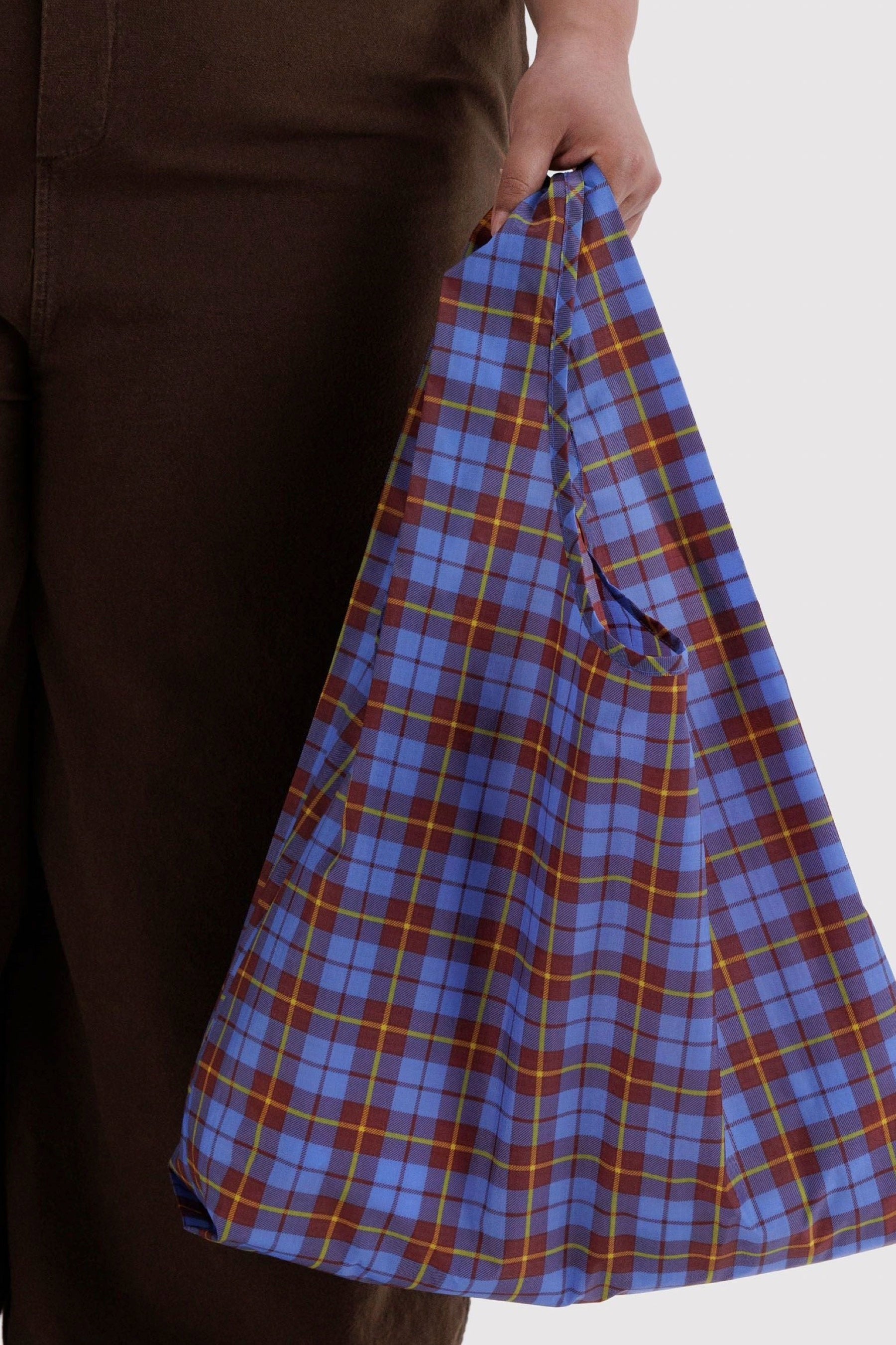 Blue Tartan Baggu