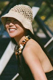 Natural Net Bucket Hat