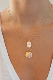 Gold ILY Sign Language Necklace
