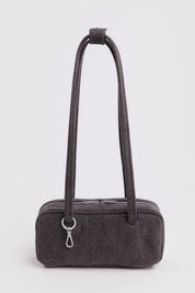 Small Washed Denim  Bowler Bag