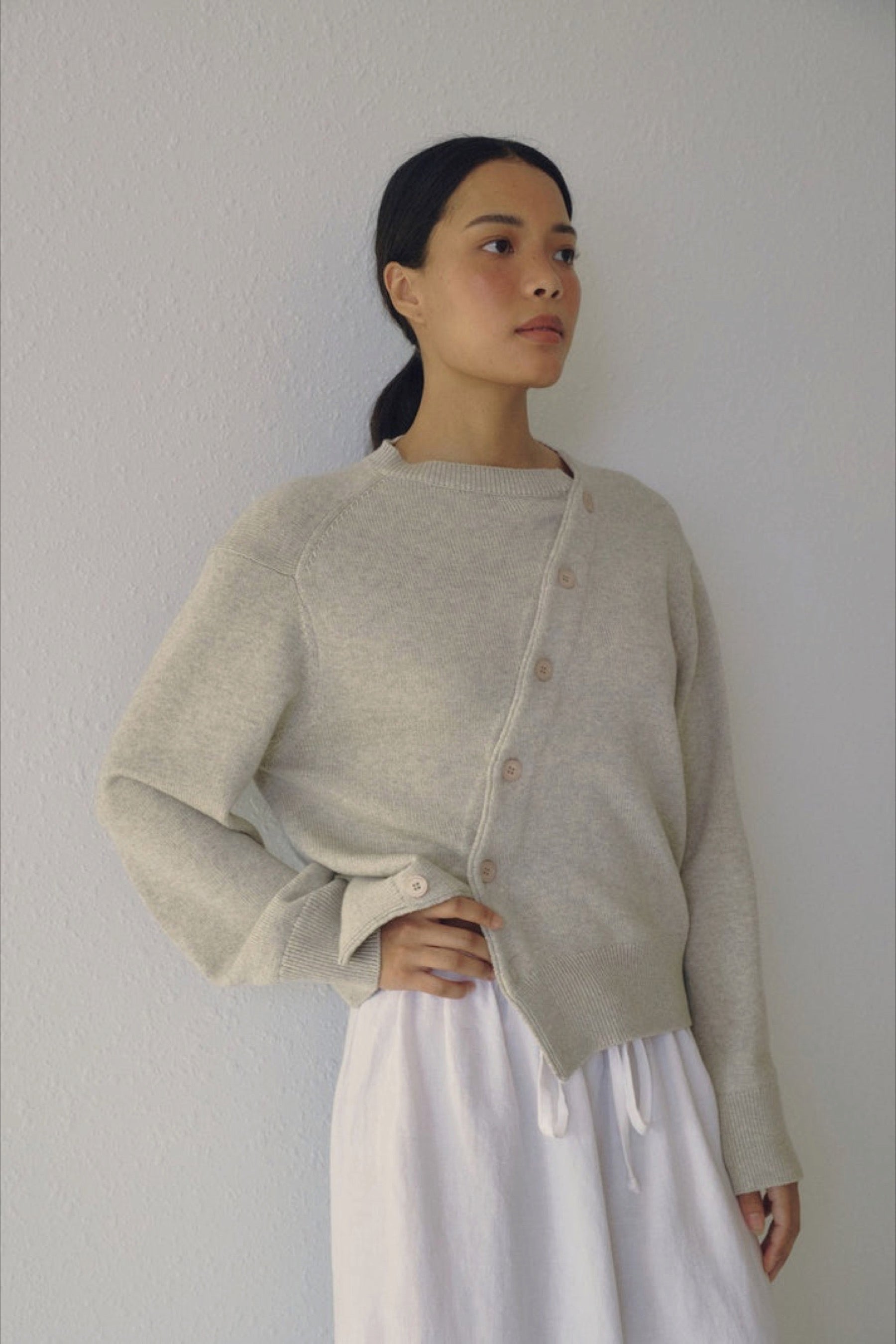 Mist Asymmetrical Knit