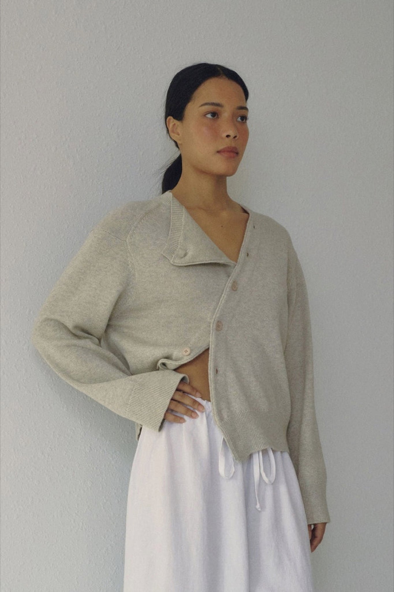 Mist Asymmetrical Knit – Prism Boutique