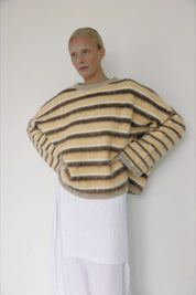Striped Knit Pullover
