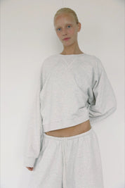 Heather Grey Raglan Sweatshirt
