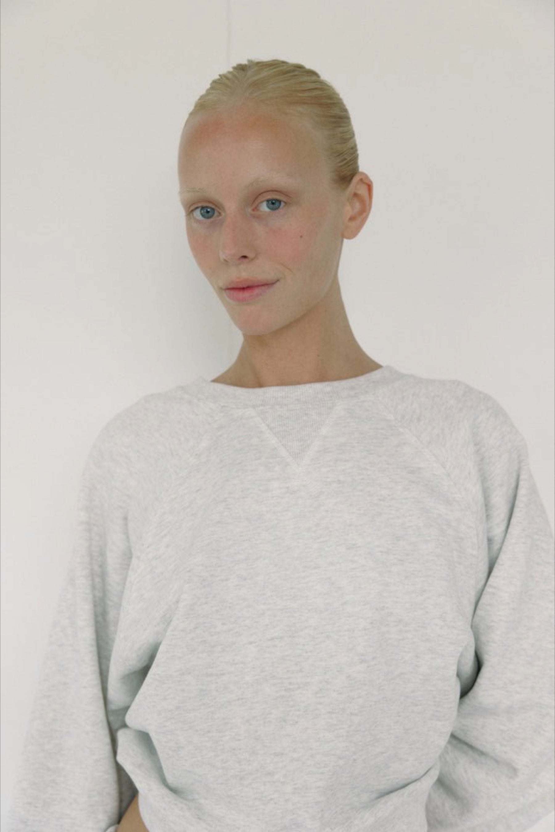 Heather Grey Raglan Sweatshirt