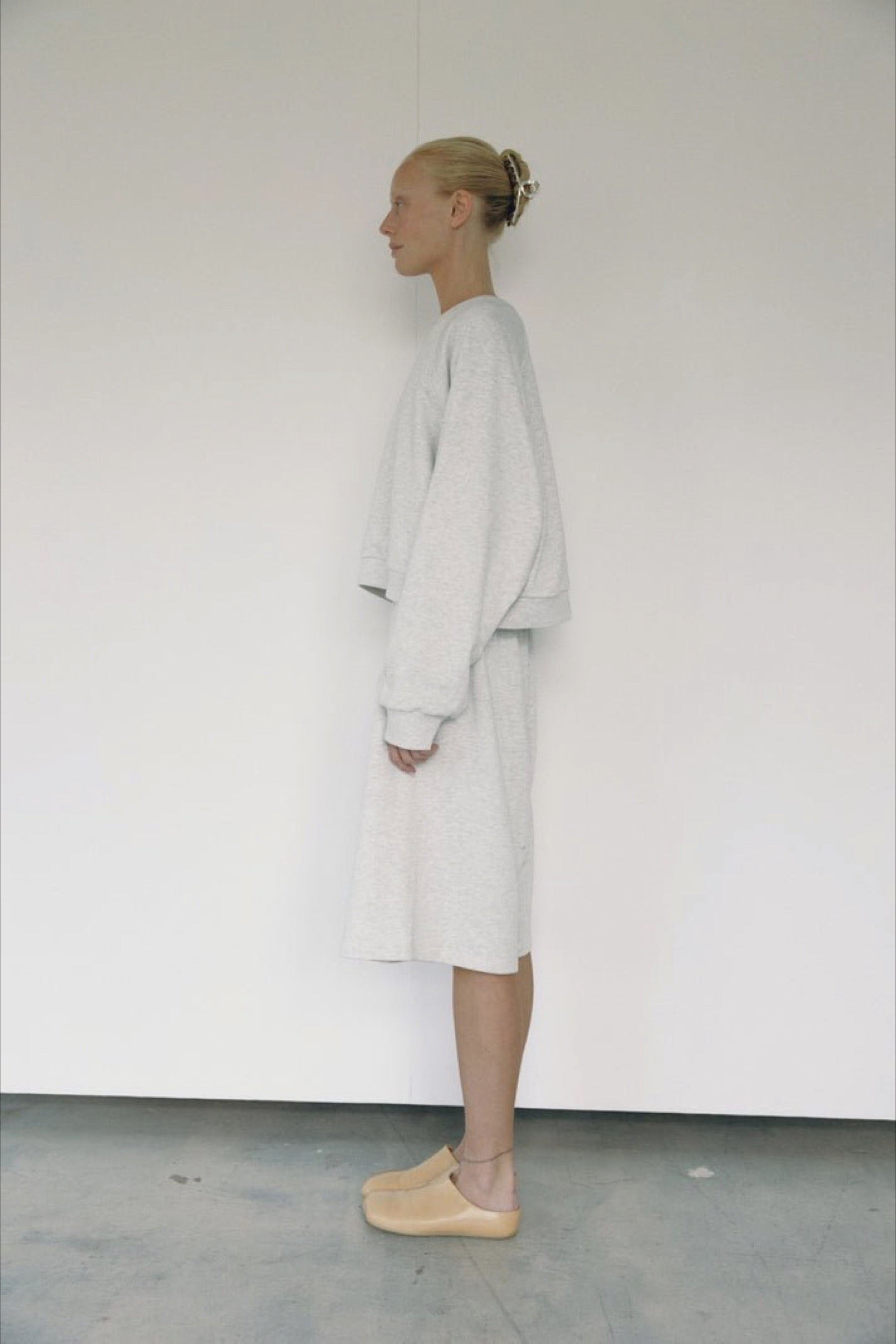 Heather Grey Sweat Culotte