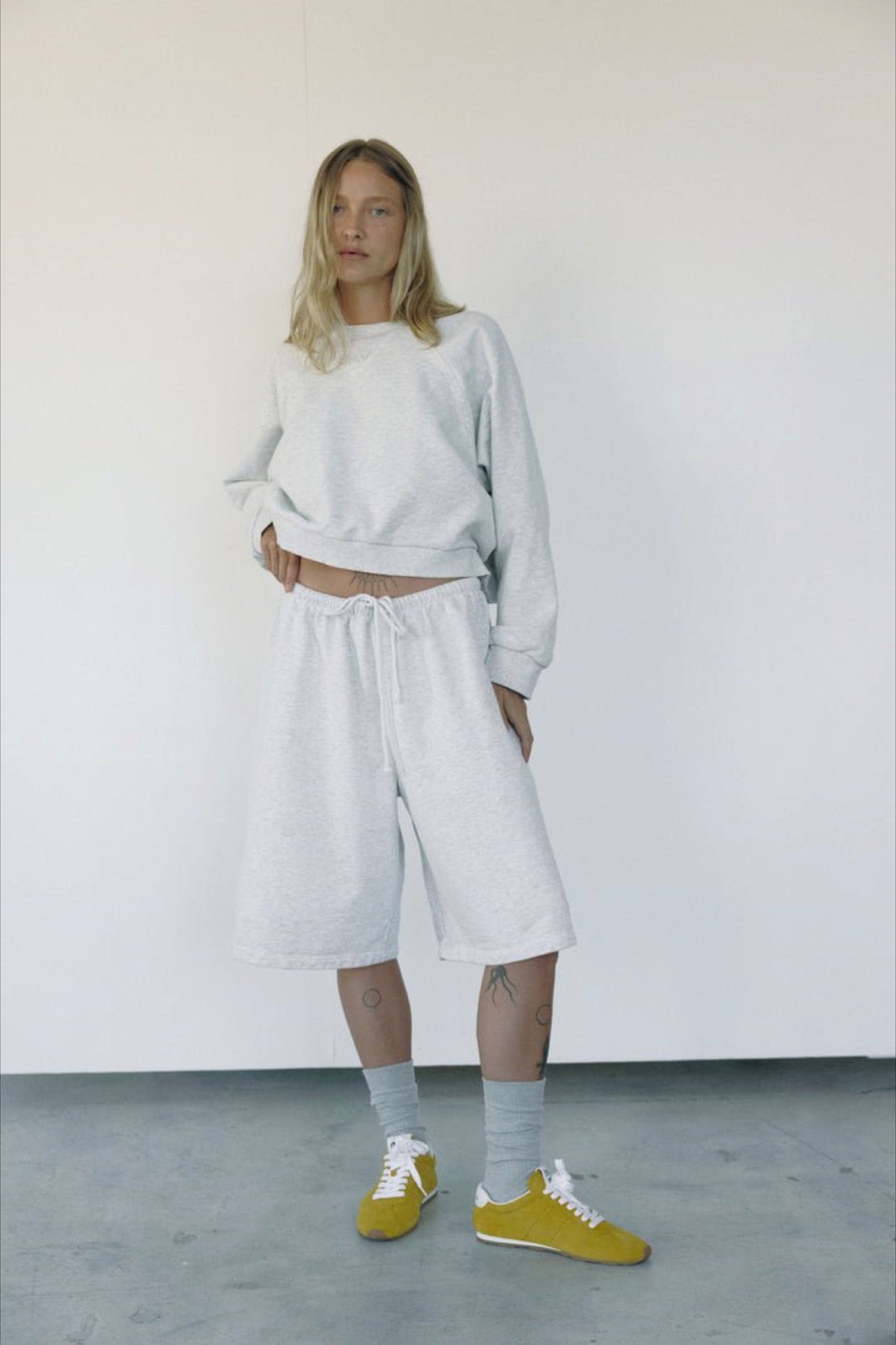 Heather Grey Sweat Culotte