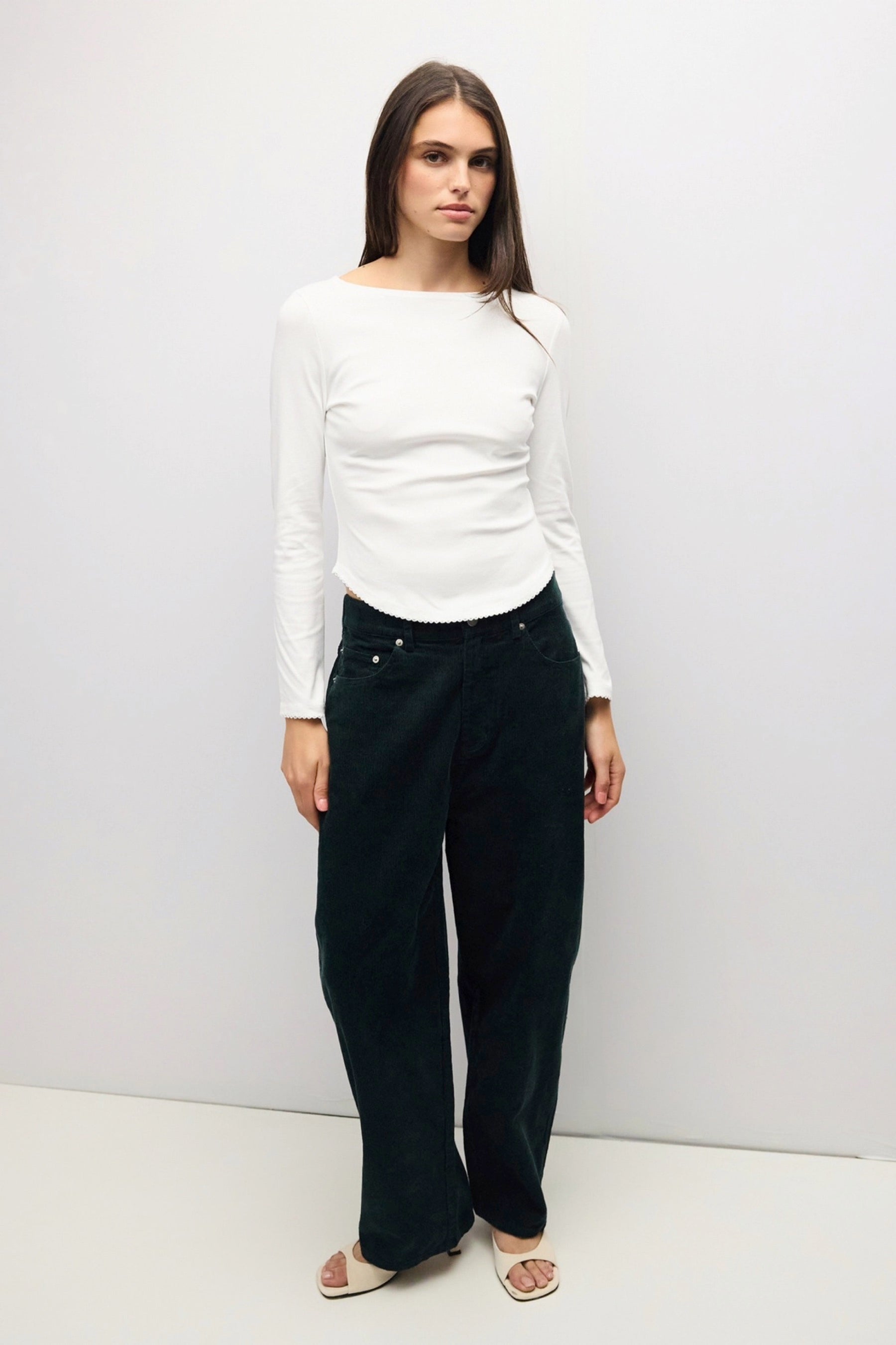 White Janel Top