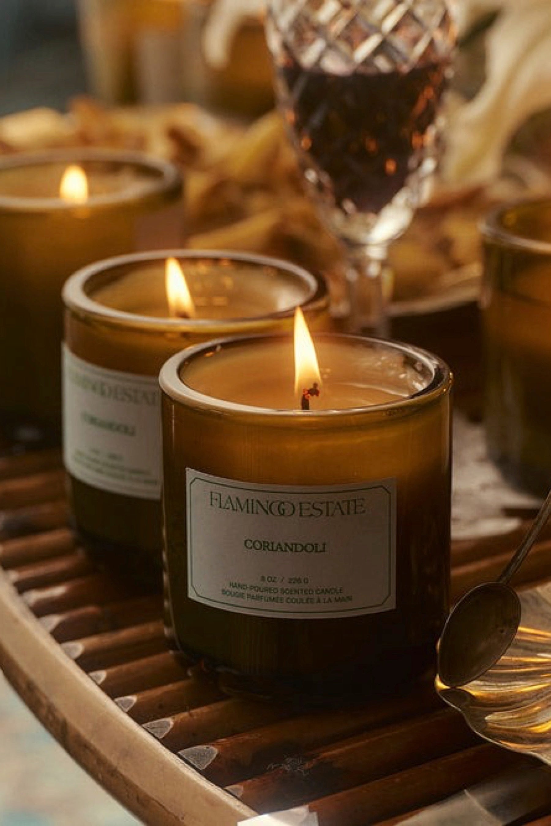 Coriandoli Candle