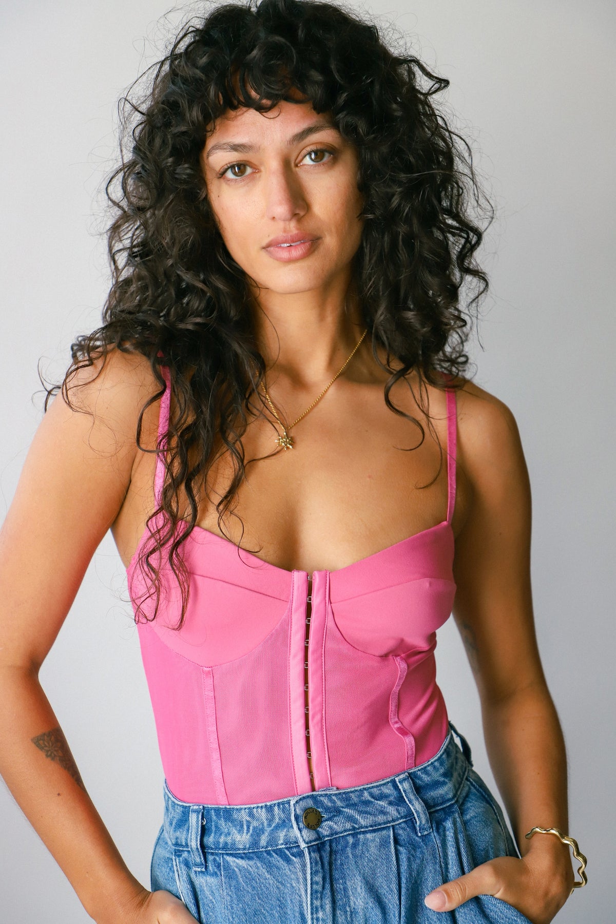 Lucky Pink Night Rhythm Corset — Prism Boutique