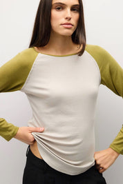 Moss Jillian Raglan Top