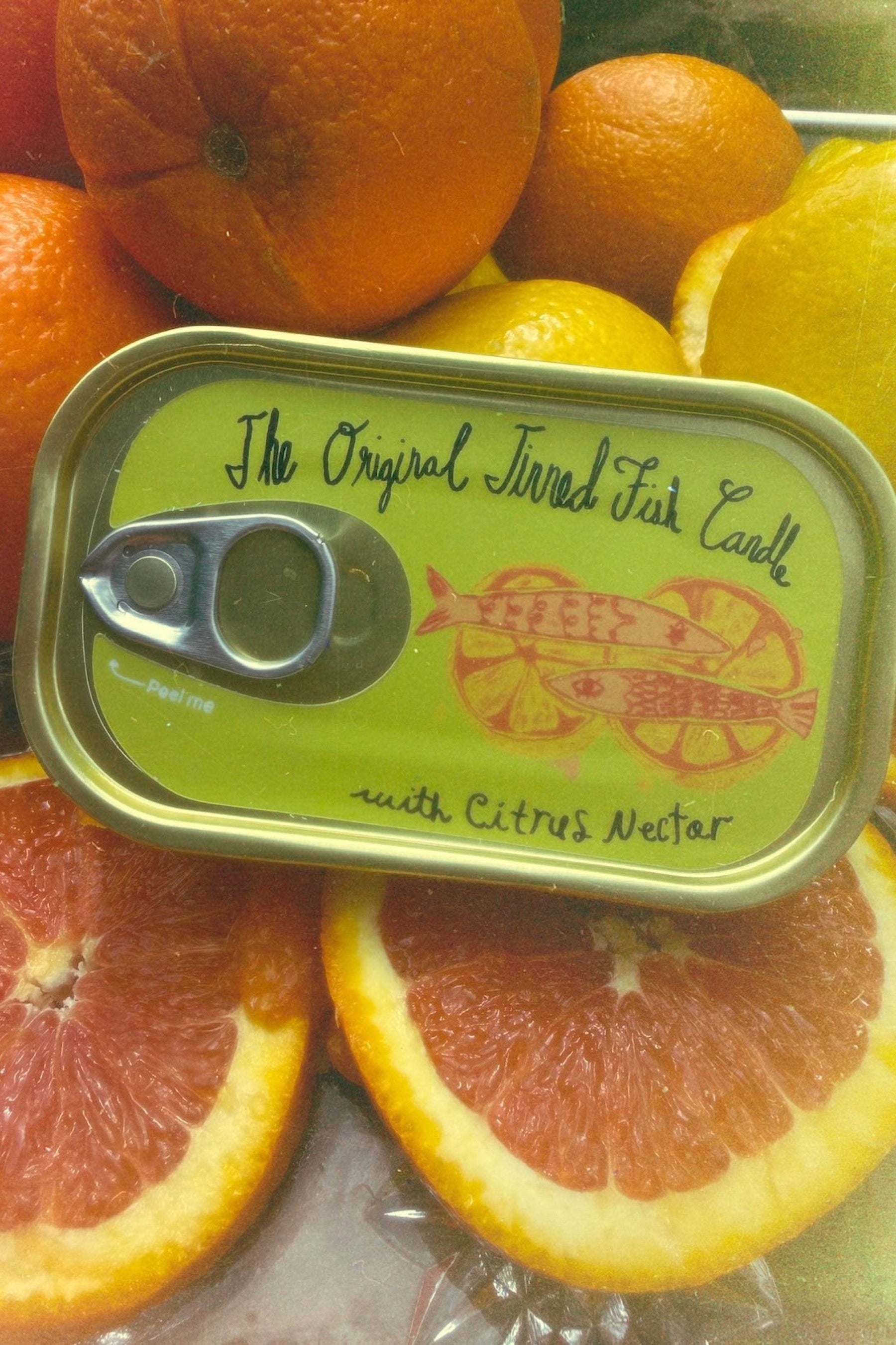 Citrus Nectar Tinned Fish Candle