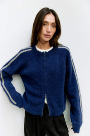 Navy Reba Cardigan