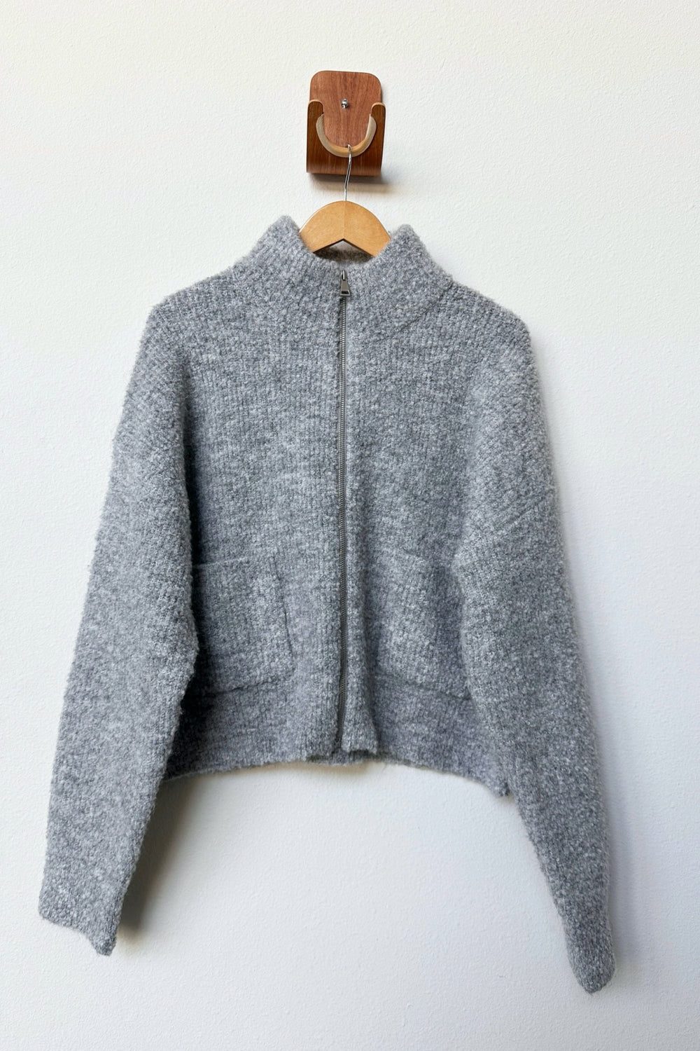Heather Grey Louie Sweater Jacket