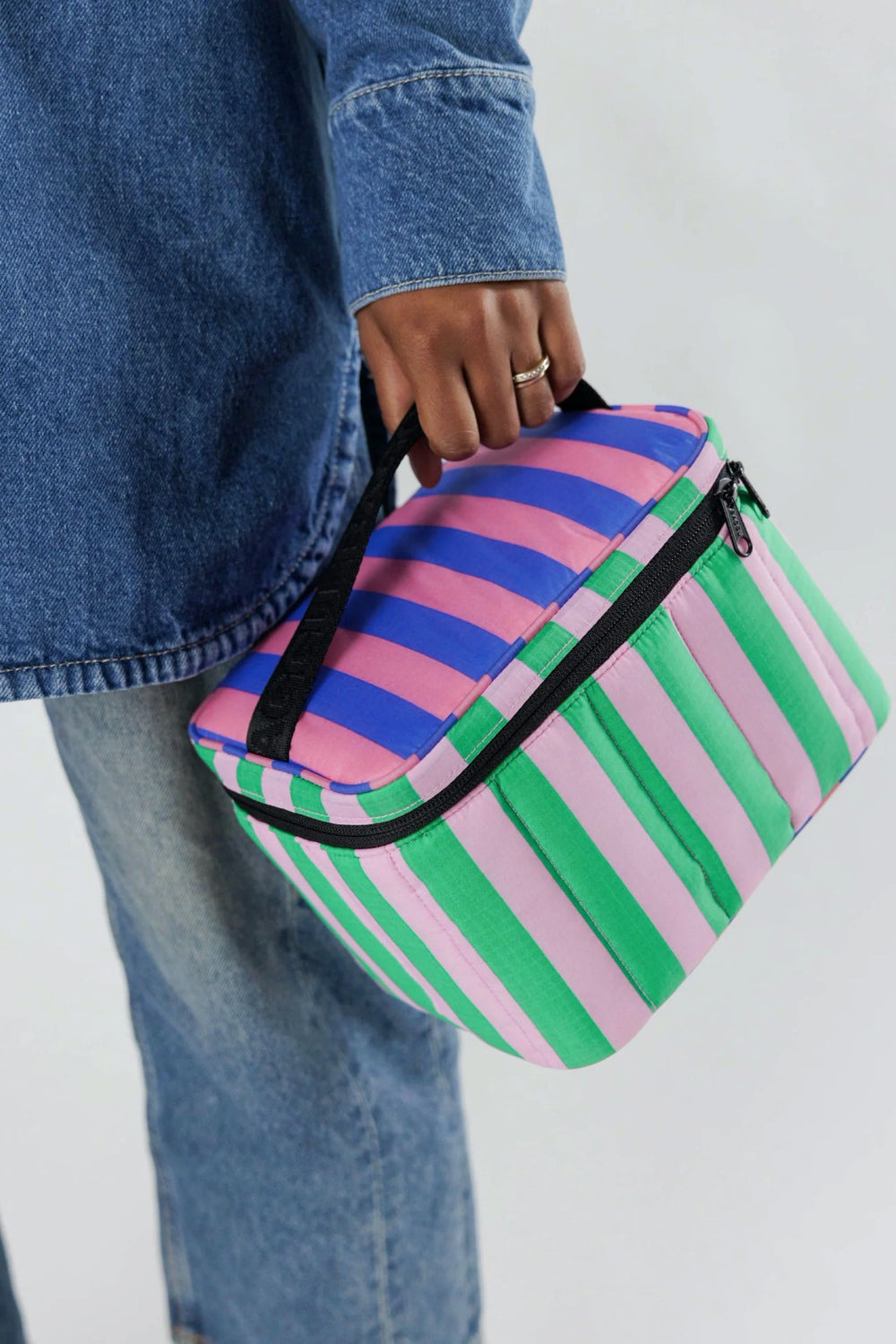 Awning Stripes Mix Puffy Lunch Bag