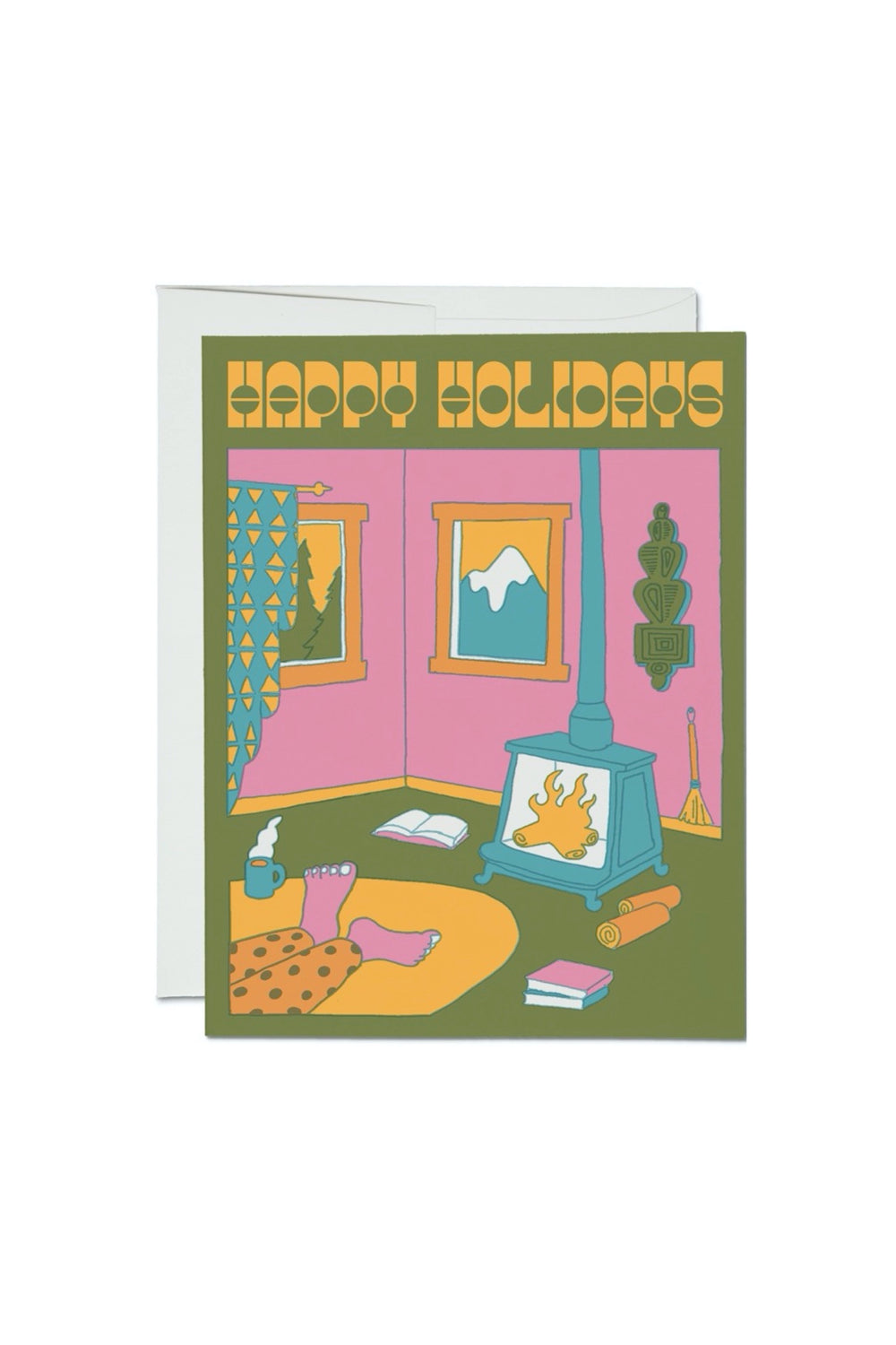 Fireside Holiday Card