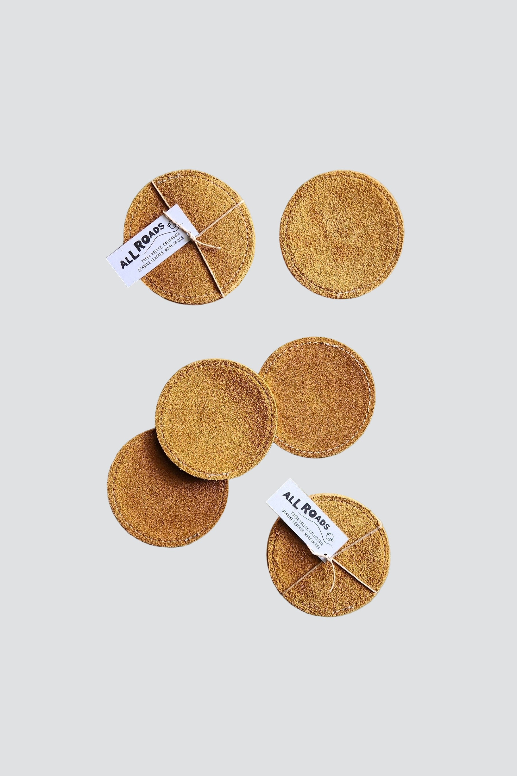 All Roads Suede Coasters - Thumbnail 2