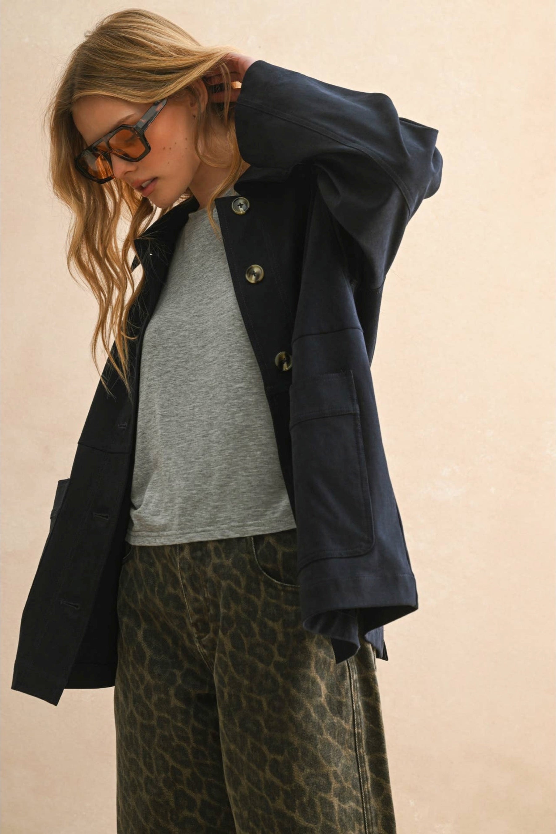 Navy Lonnie Jacket