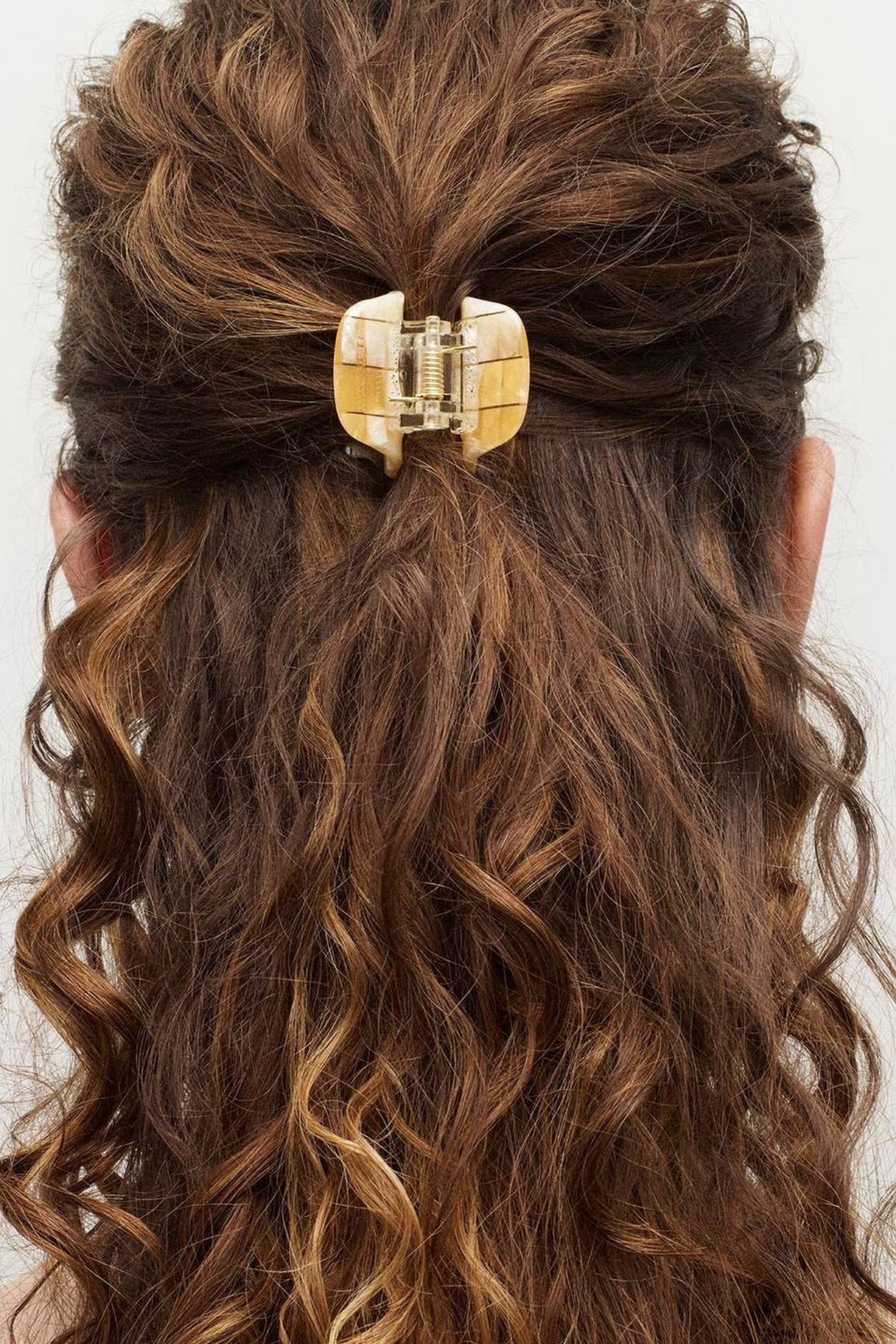 Brown Shell Check Mini Claw