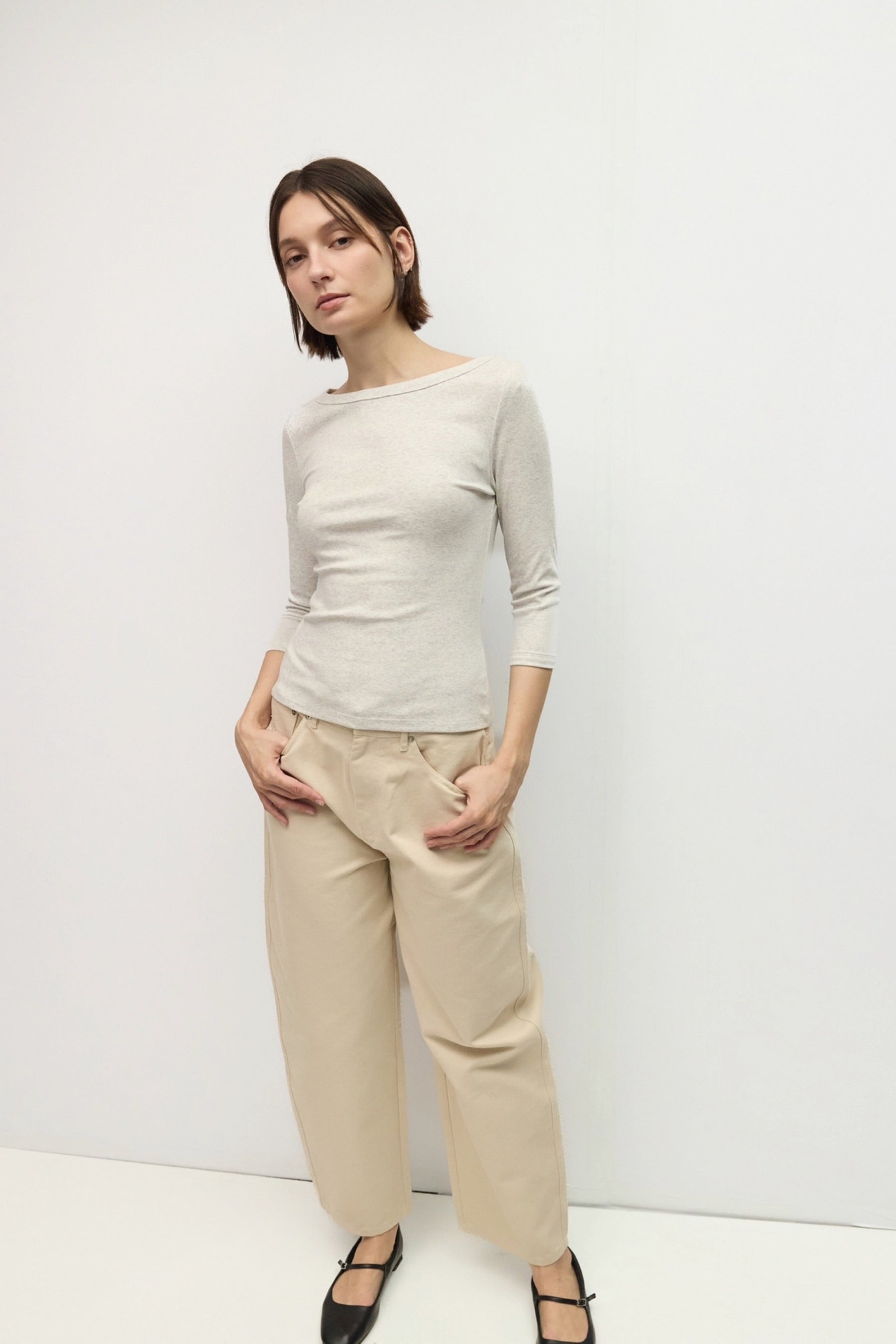 Heather Grey Eli Top