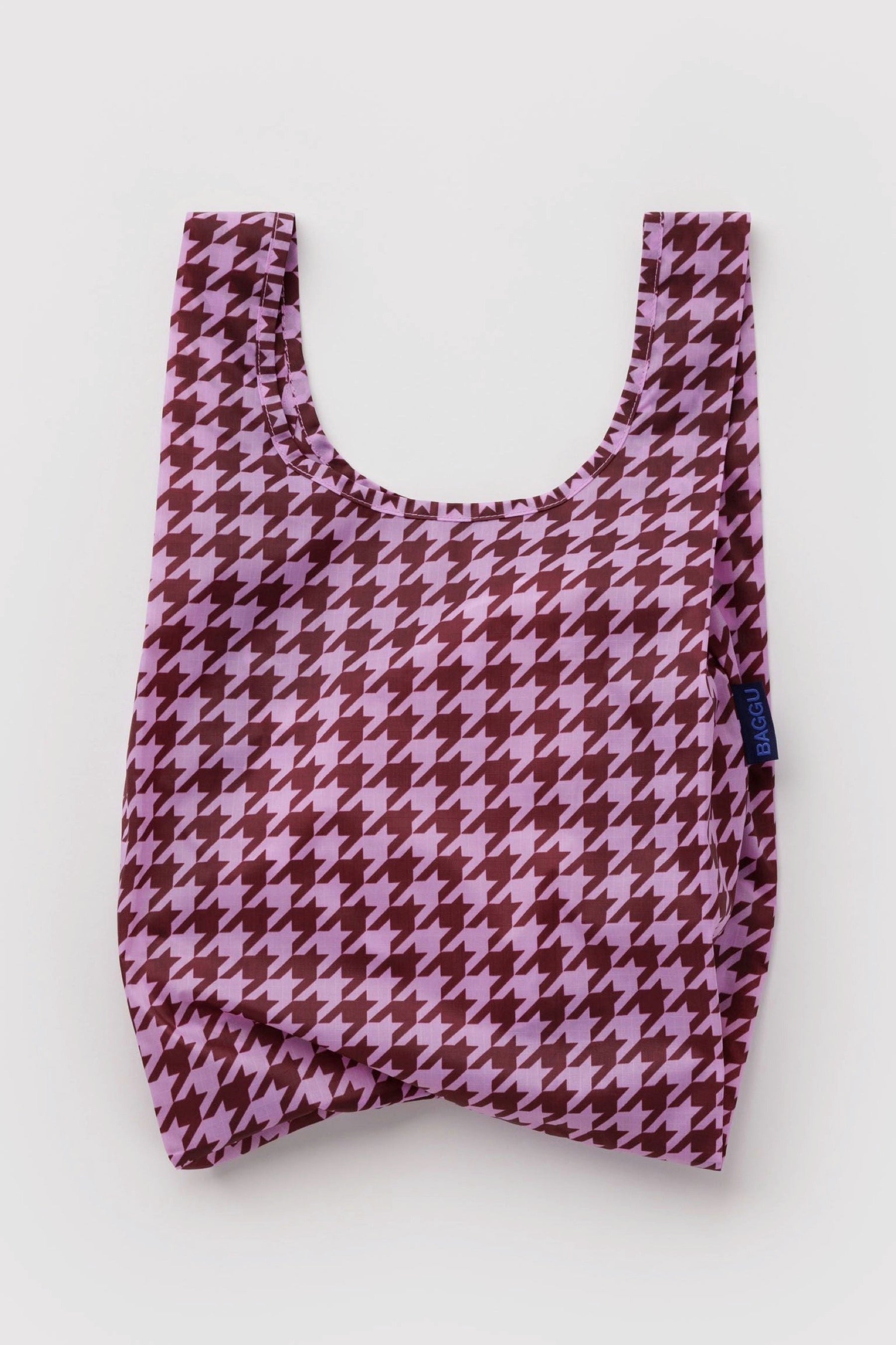 Baby Pink Houndstooth Baggu