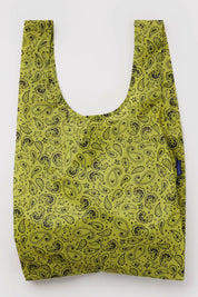 Chartreuse Paisley Baggu