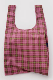 Azalea Pink Tartan Baggu