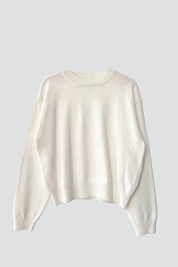 White Milo Cotton Sweater