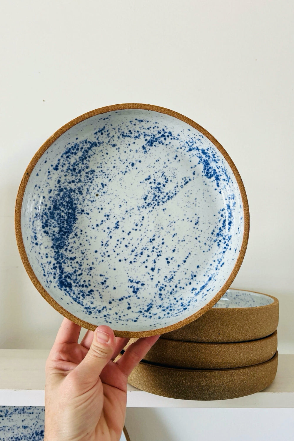 Blue Speckled Plate