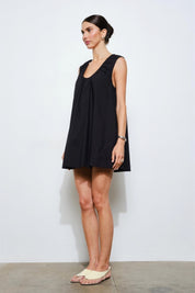 Black Delia Swing Dress