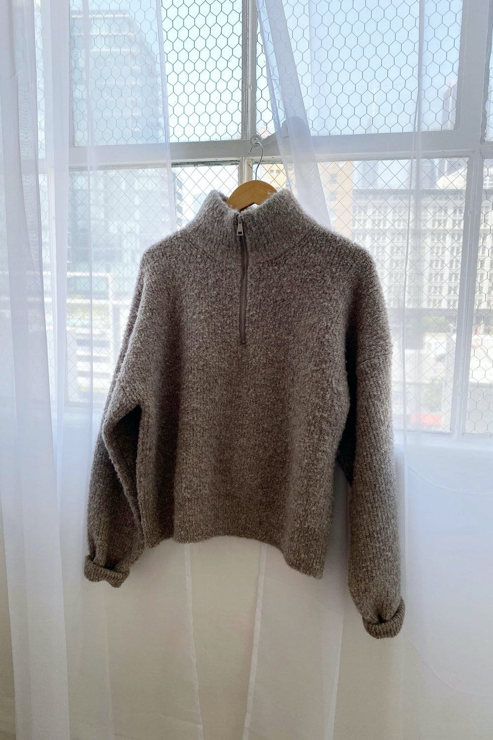 Heather Grey Louie Sweater Jacket