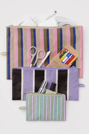 Candy Shop Stripes Flat Pouch Set
