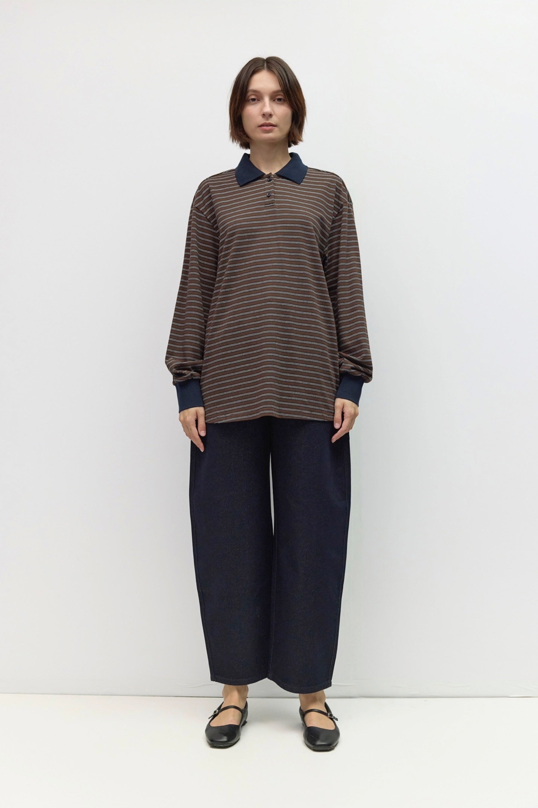 Stripe Sam Oversized Polo