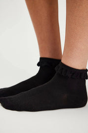 Black Beloved Waffle Socks