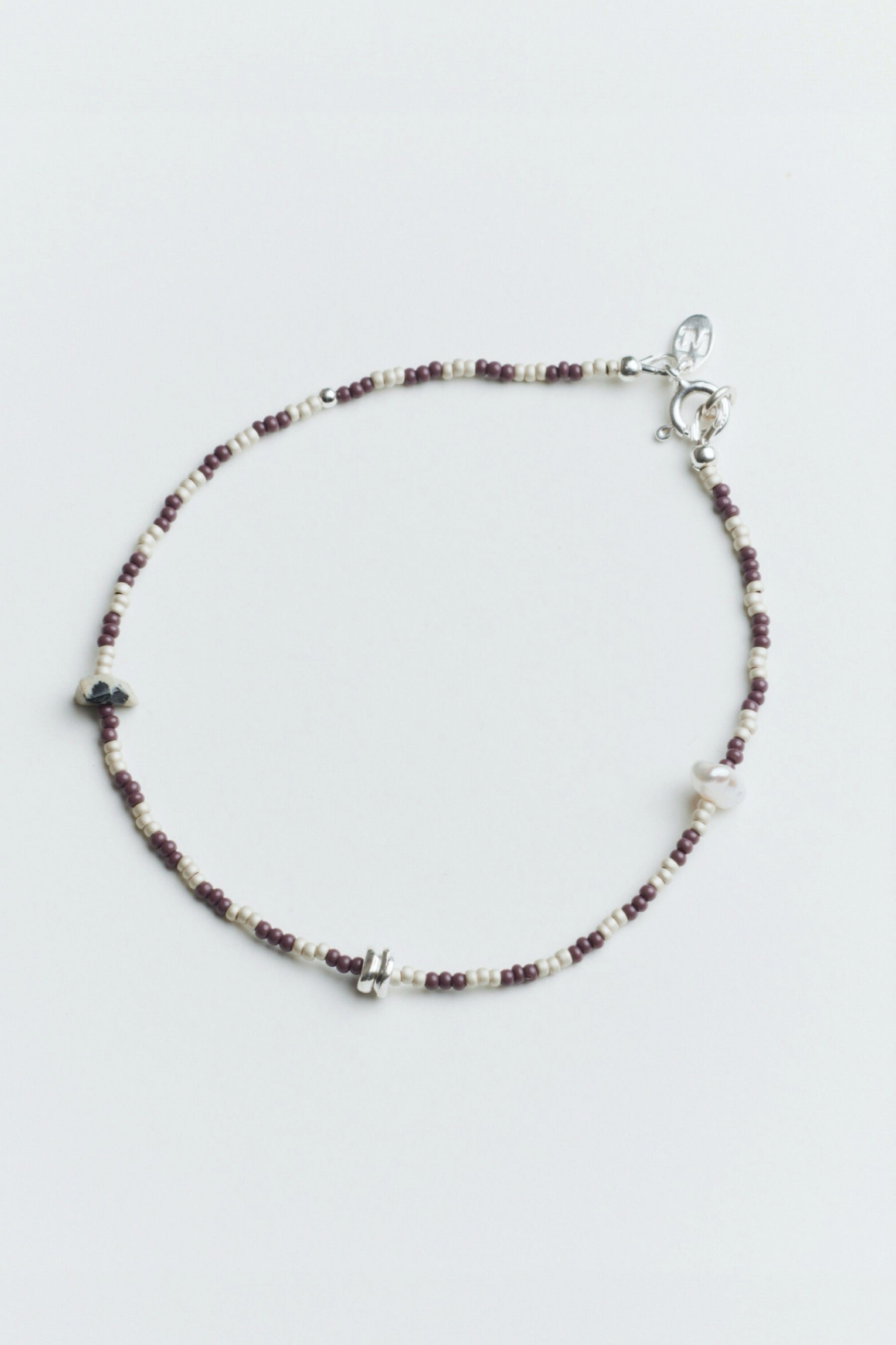 Purple June Anklet