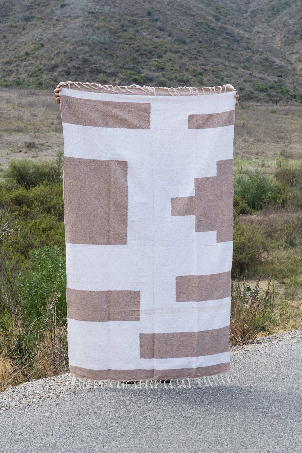 Tan Out West Throw
