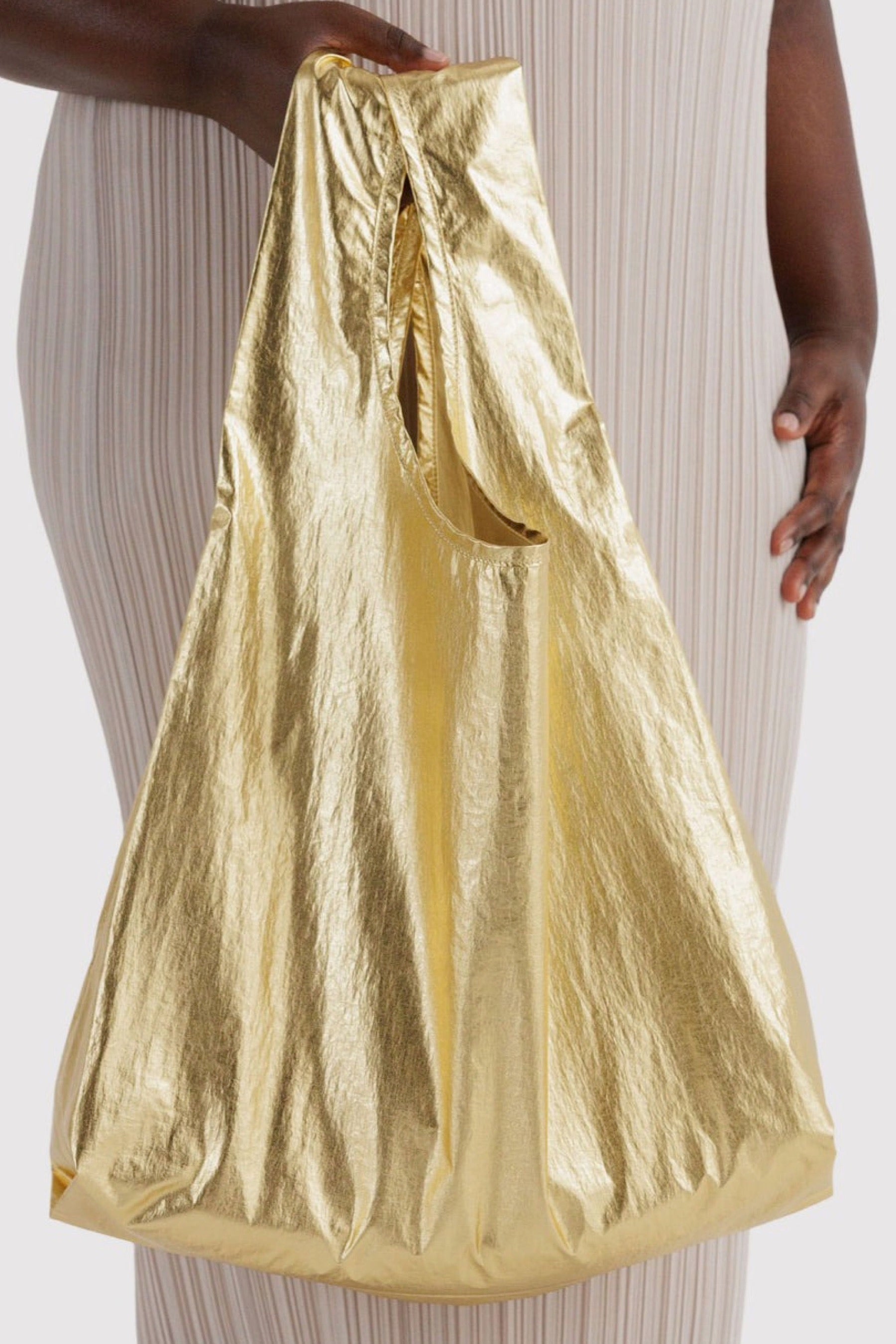 Gold Metallic Baggu