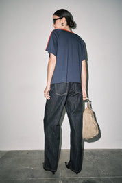 Navy Ruth Sporty Tee