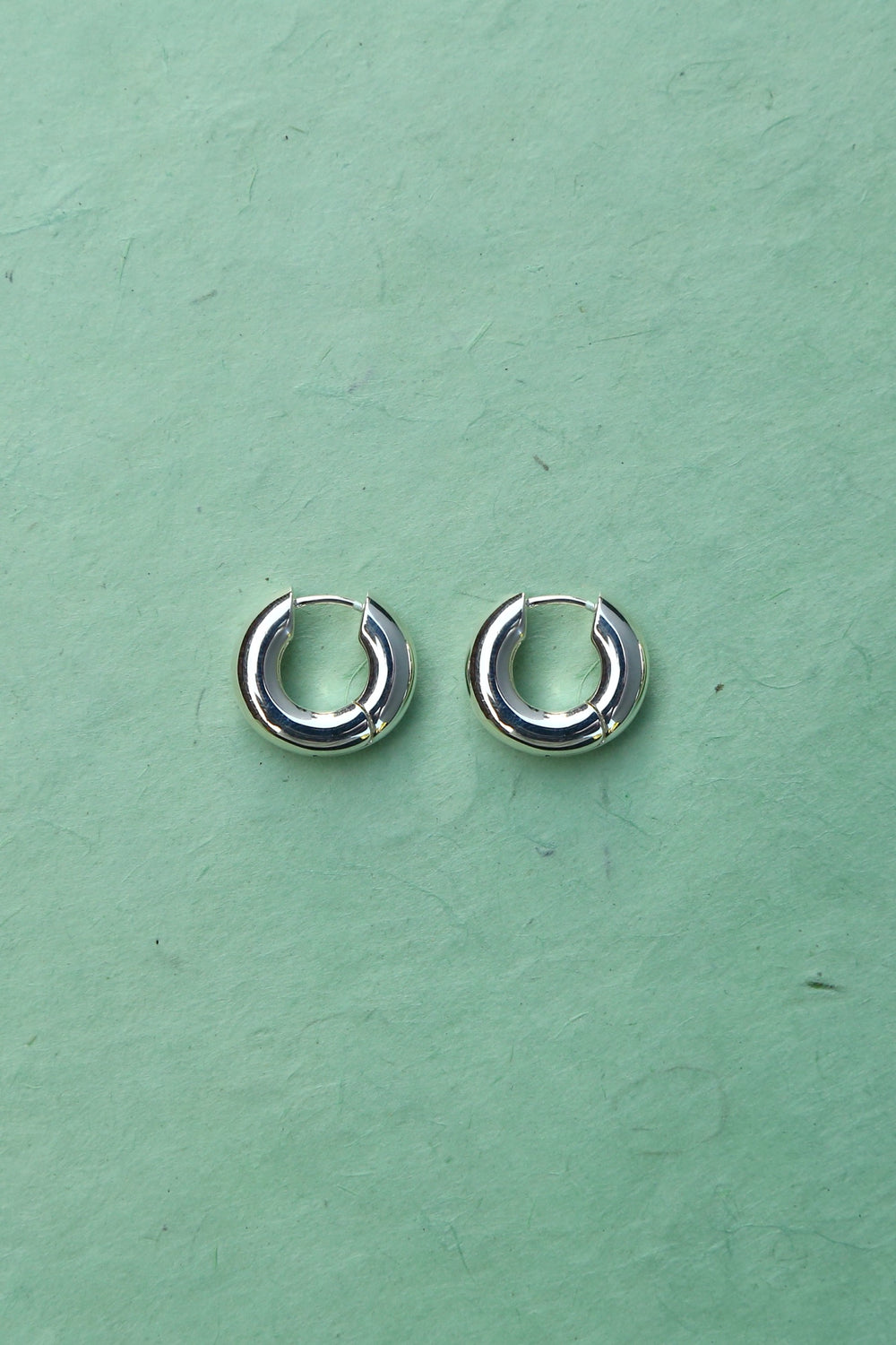 Silver Baby Hoops